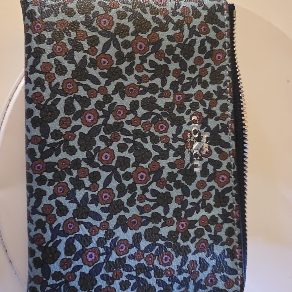 Coach Floral Wristlet